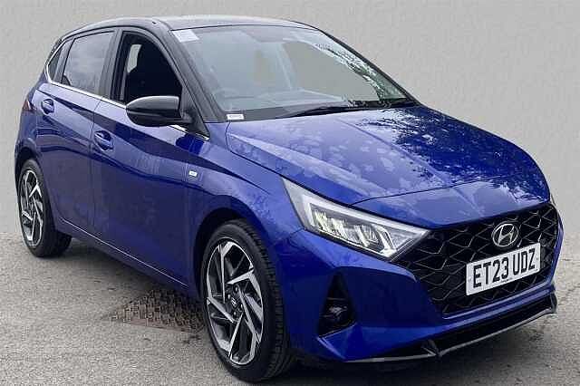 Hyundai I20 1.0 T-GDi 100ps Ultimate 48 Volt Hybrid DCT Meta Blue